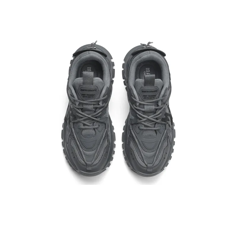 Masongarments Shark Tooth Series Running Shoes Unisex Low Top Black/Gray/White/Beige/Galaxy Gray-53