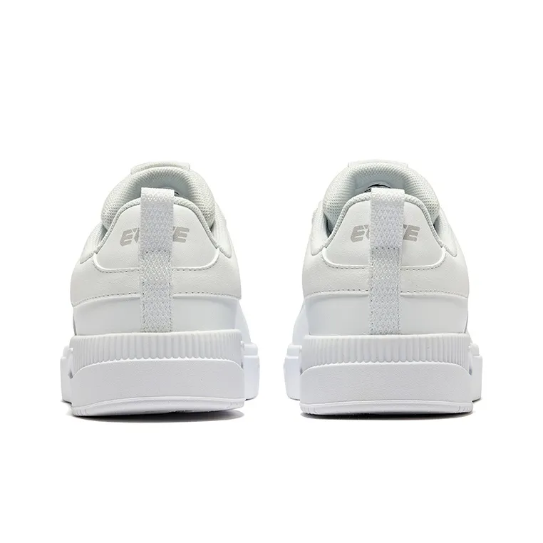 Erke Flying Goose Wear Resistant Slip Resistant Low Top Skateboard Shoes Men's Erke White-4