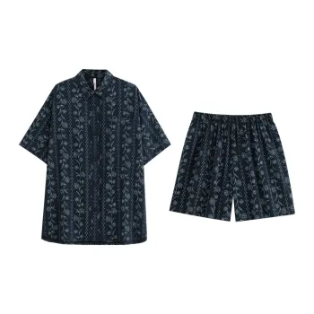 Yue Nei Pajama Set Women's Turquoise Blue