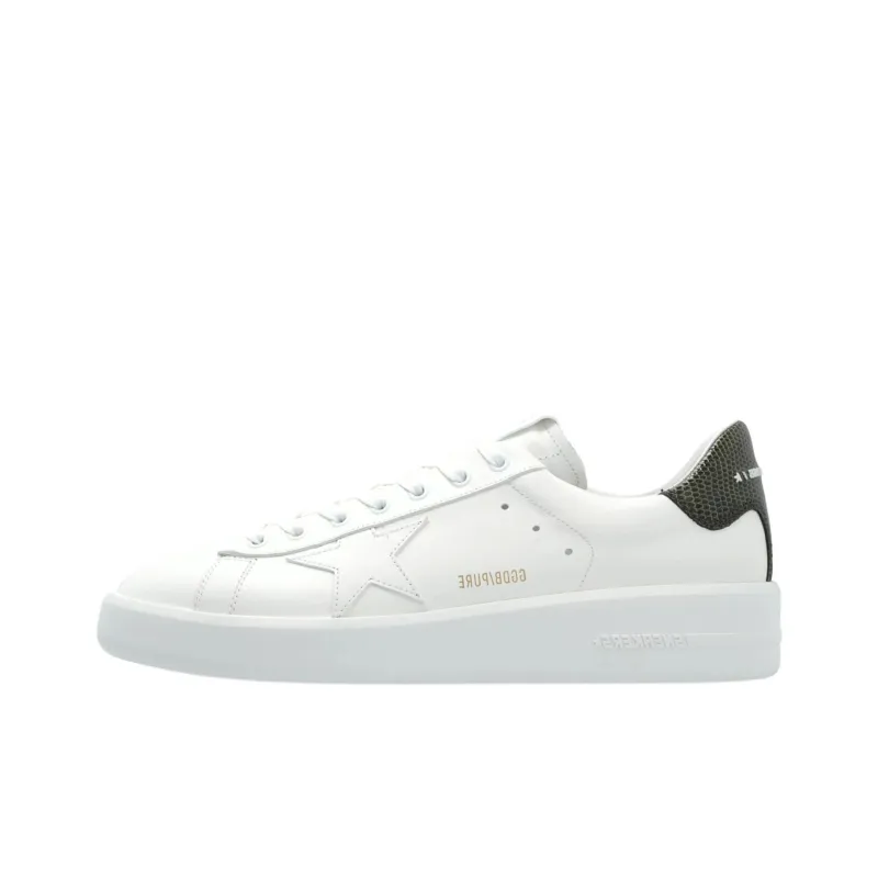 Golden Goose Pure New Low Top Skateboard Shoes Men's White-0