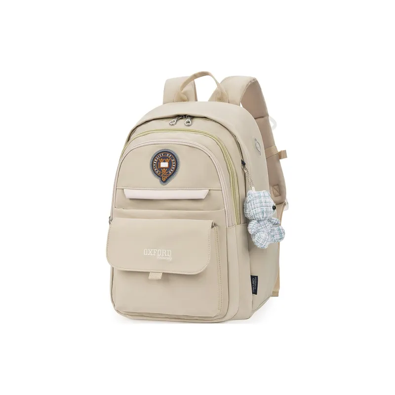 UNIVERSITY OF OXFORD Fabric Backpack Regular Unisex Navy Blue/Taro Purple/Khaki-13