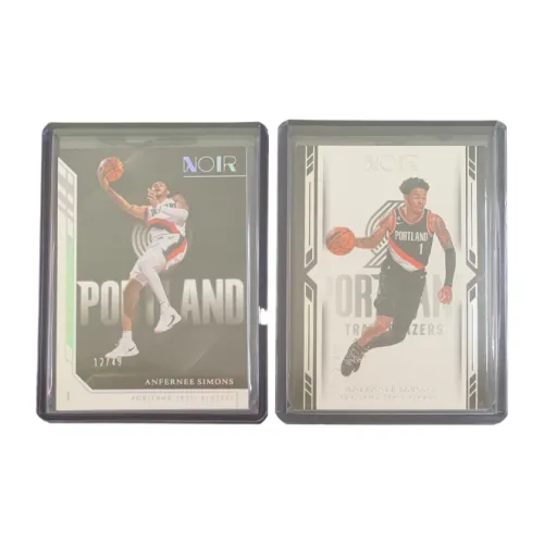 PANINI Anfernee Simons 2022 23 NOIR Trail Blazers 12/49 BASE+22/99 BASE Star Card Condition Passed Sports Cards 2 Pcs