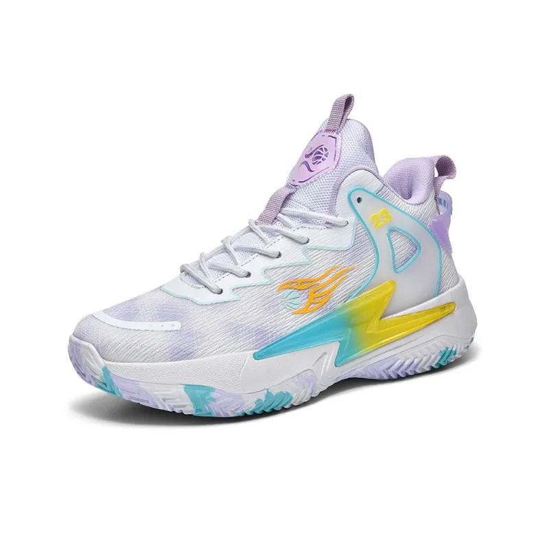 ATAY Cushioned Slip-Resistant Abrasion-Resistant Mid-Top Basketball Shoes Unisex-18