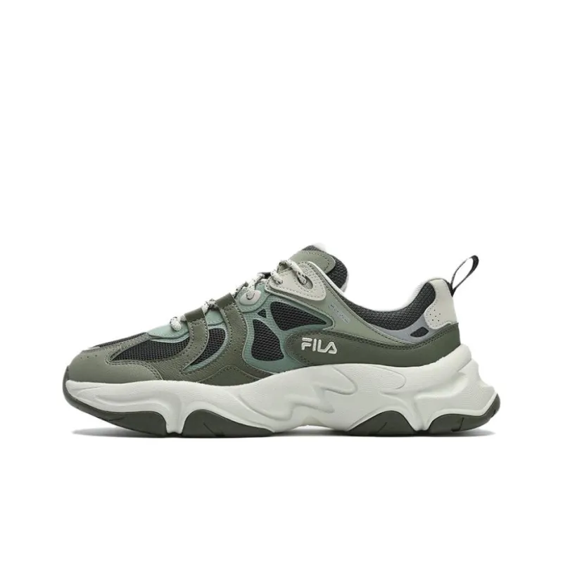 FILA MARS 3 Low Top Chunky Sneakers Men's Green-0