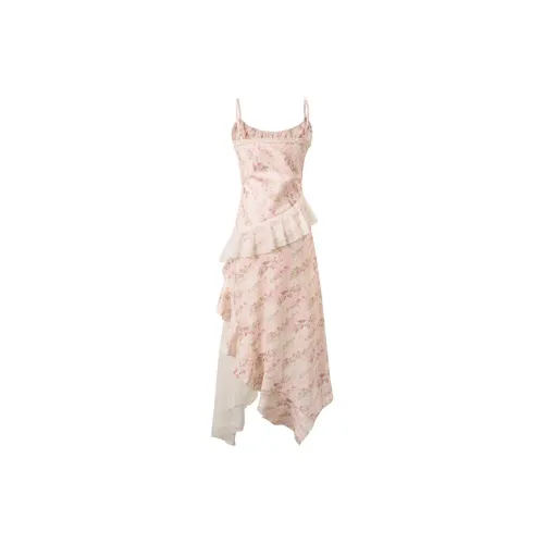 TB IN LOVE Slip Dresses Women's Pink