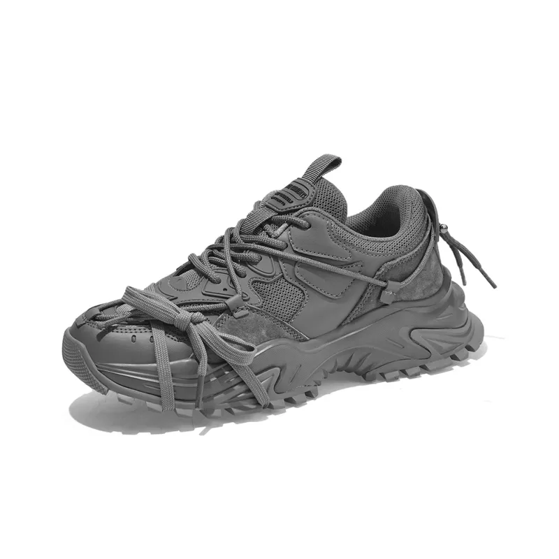 Masongarments Shark Tooth Series Running Shoes Unisex Low Top Black/Gray/White/Beige/Galaxy Gray-56