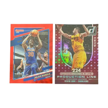 PANINI 2021 Durex Julius Randle 19/99+2015 Kevin Love Stars Special Card Access Pass Sports Cards 2 Pcs