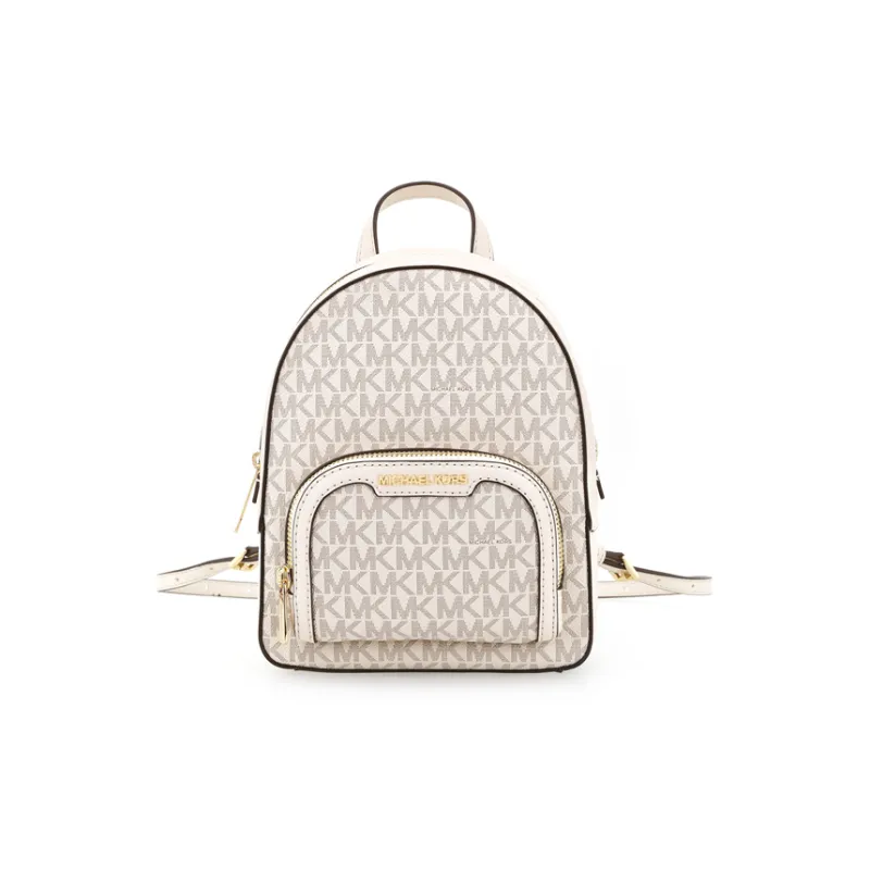 MICHAEL KORS Jaycee PVC Backpack Mini Women's Light Cream-1