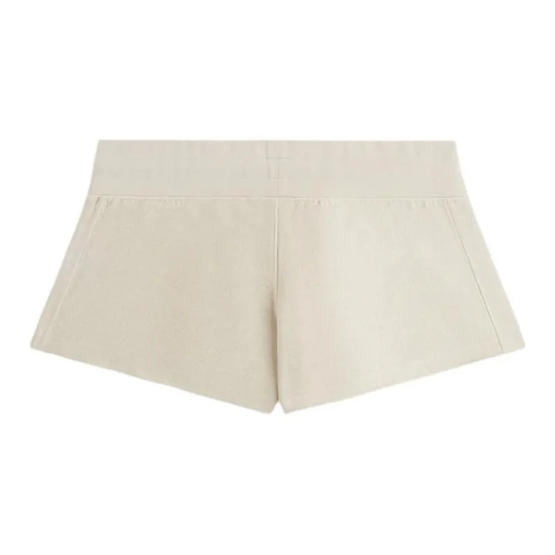 KITH Women's 2024 Summer Collection SS24 Codi Micro Short Casual Shorts Women's Ecru-1