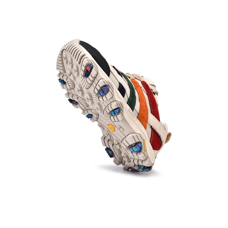 MODE FULL Cushioned Anti Slip Wear Resistant Waterproof And Breathable Low Top Trekking Shoes Men's Multicolor-3