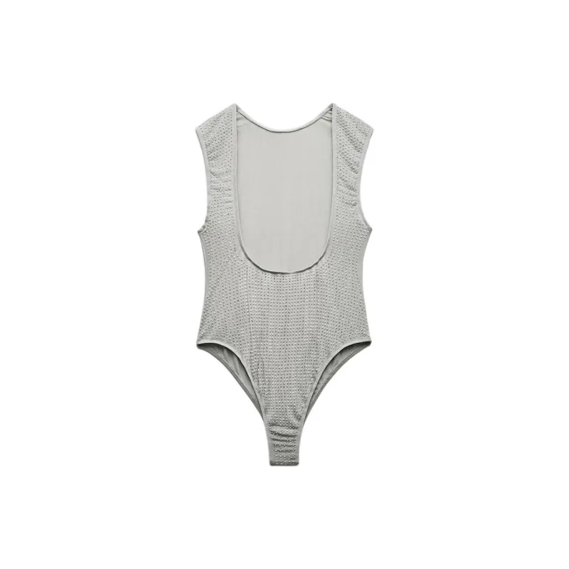 ZARA Bodysuits Women's Gray-1