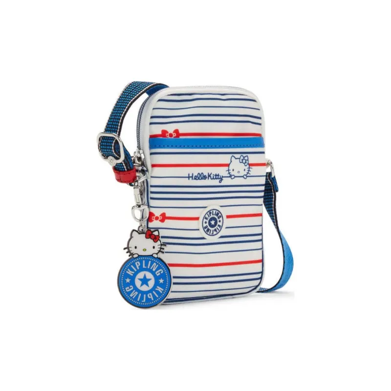 Sanrio Kipling Collaboration Nylon Crossbody Bag Unisex Red Blue-1