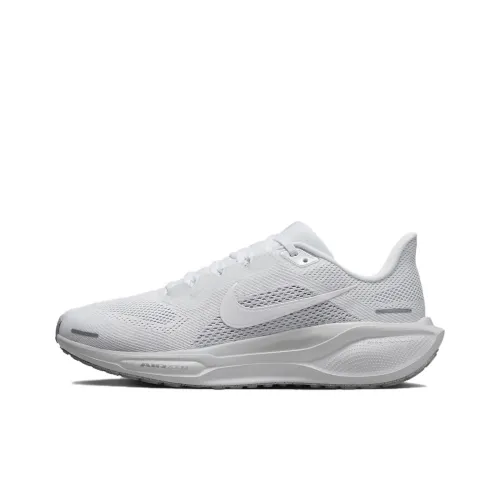 Nike Pegasus 41 Running Shoes Women's Low-Top White/Pure Platinum/Metal Silver