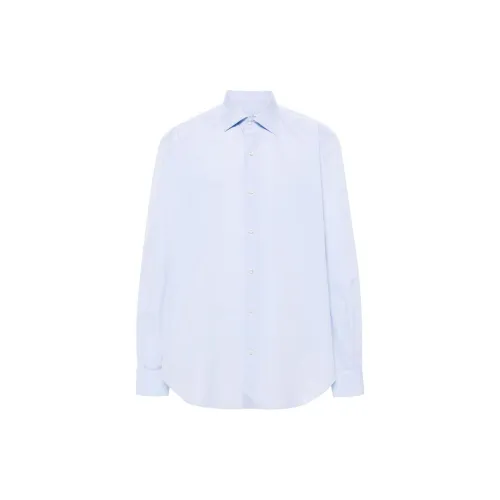 Loro Piana Shirts Men Light Blue