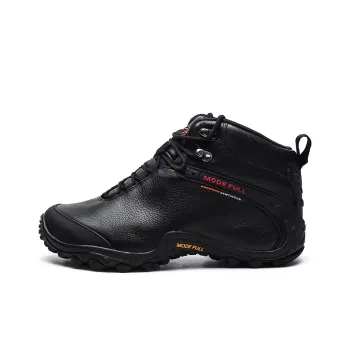 MODE FULL Hiking / Trekking Shoes Men High-Top Black