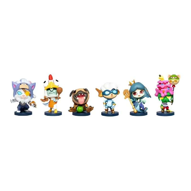 LEAGUE OF LEGENDS League Of Legends Character April Fool's Day Collection Set Lol Chibi Figures-7