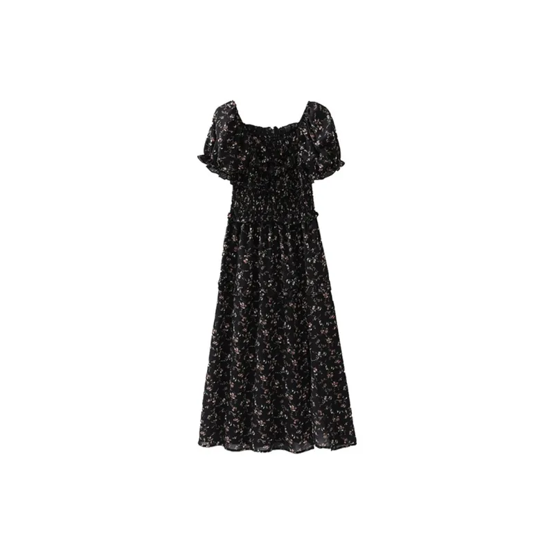 Local Gal Short Sleeved Dresses Women's Black-1