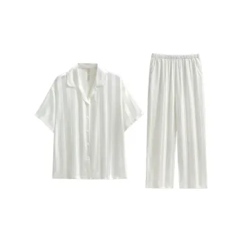 Yue Nei Pajama Set Women's Elegant White