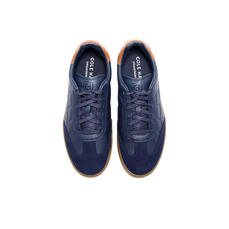 COLE HAAN Slip Resistant Cushioning Lightweight Low Top Skateboard Shoes Men's Navy Blue-3
