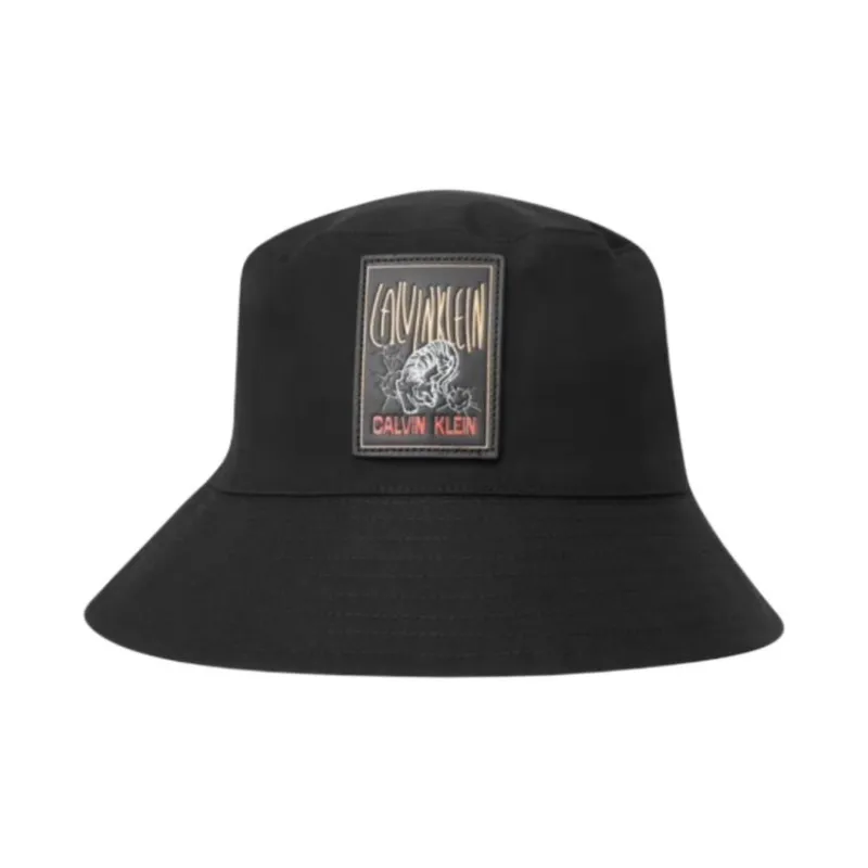 CALVIN KLEIN Cotton Bucket Hats Unisex Black-1