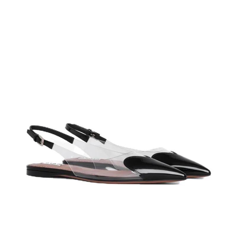 Alaia LE CŒUR Casual Single Shoes Women's Black-2