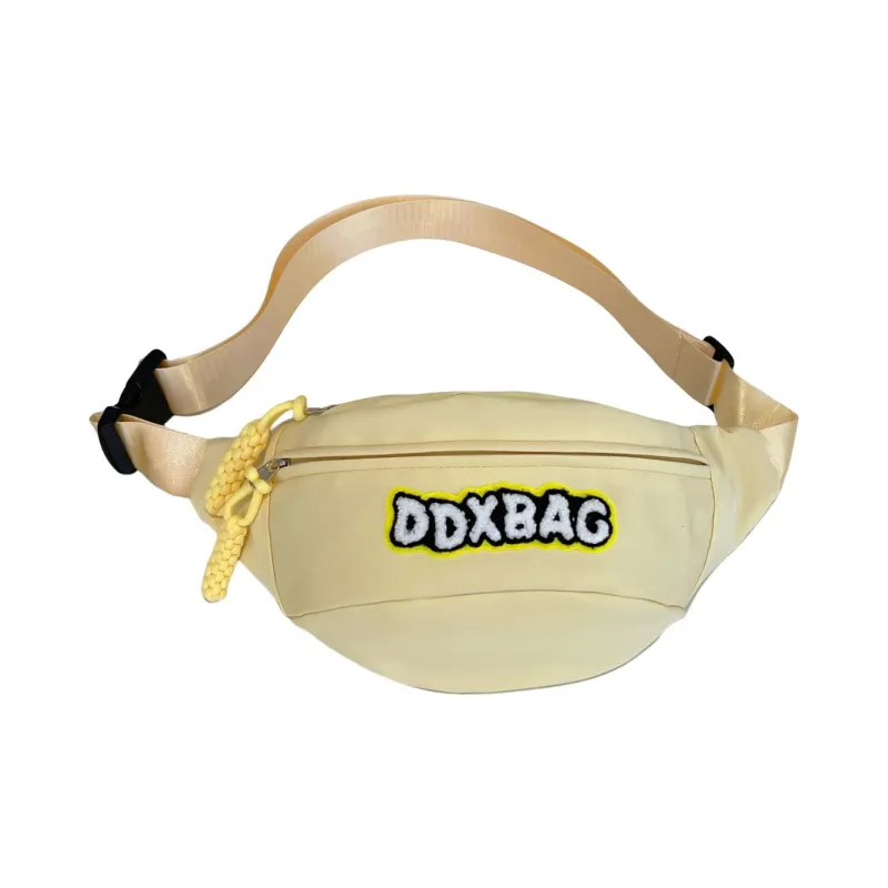 BRABOSTON Nylon Sling Bag Unisex Ecru/Pink/Green/Black/Yellow-19