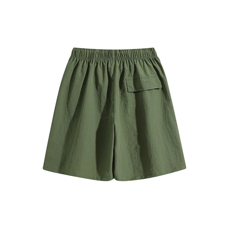 HAVR Comfortable And Breathable Versatile Straight Fit Mid Thigh Shorts Unisex-6