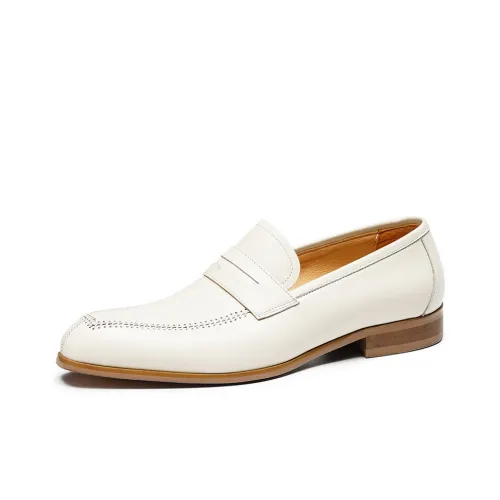 ASTON M.JAZZ Dress Shoes Men Low-Top White