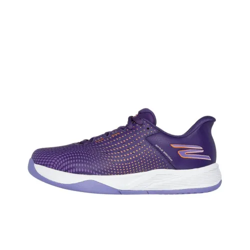 Skechers Viper Court Running Shoes Women's Low-Top Purple