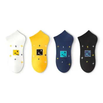 Taste The Color Ankle Socks Men's 4 Pack