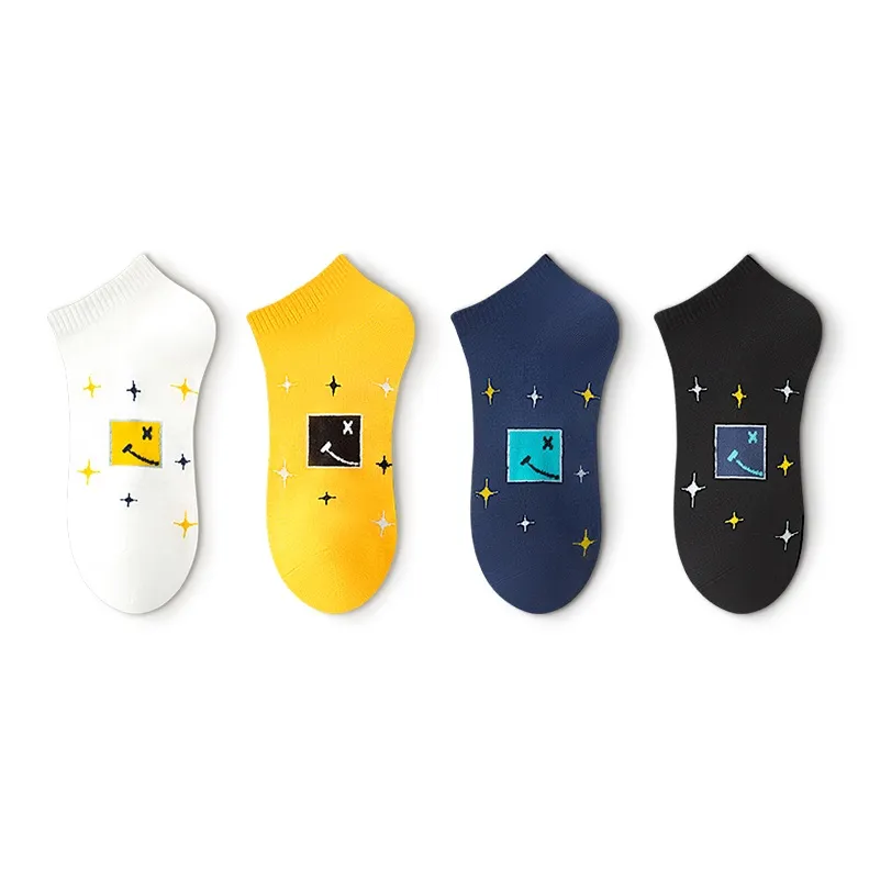 Taste The Color Ankle Socks Men's 4 Pack-0