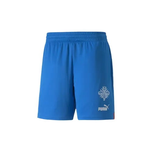 PUMA Sports Shorts Men Electric Blue Lemon Water