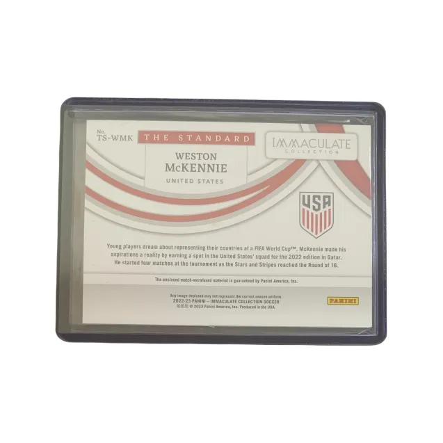 PANINI Weston McKennie 2022 23 IMM Large Window Jersey 48/49 Serial Star Card, Card Access Included Sports Cards 1 Pc-1