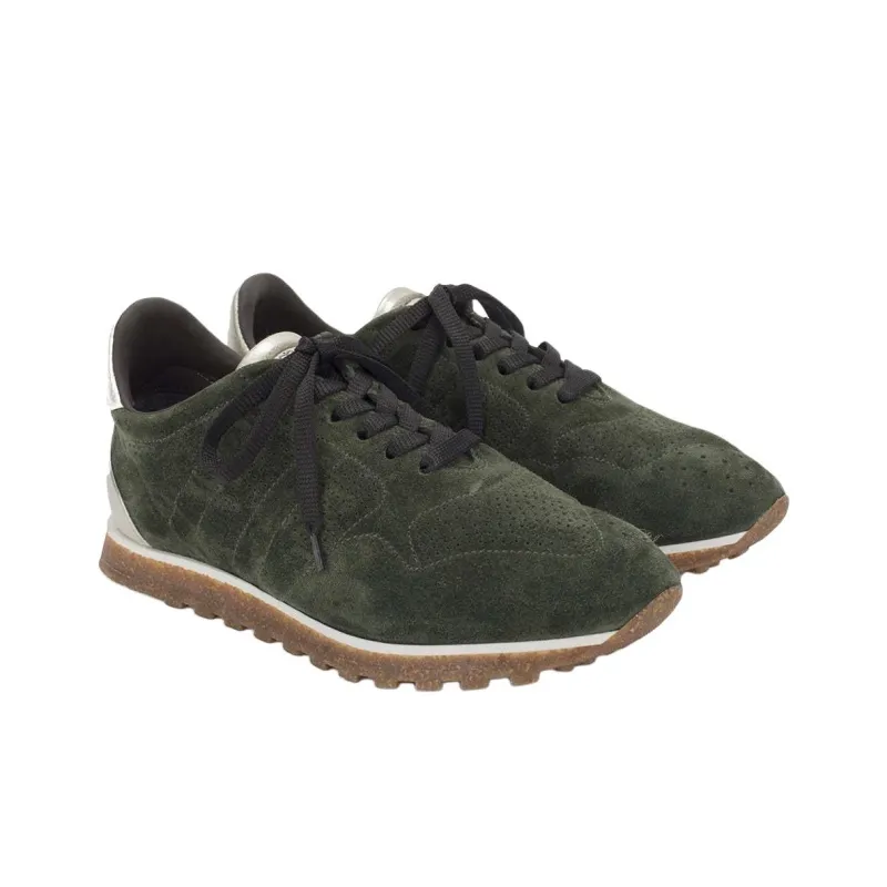 Alberto Fasciani Low-Top Casual Shoes Women's Army Green-2