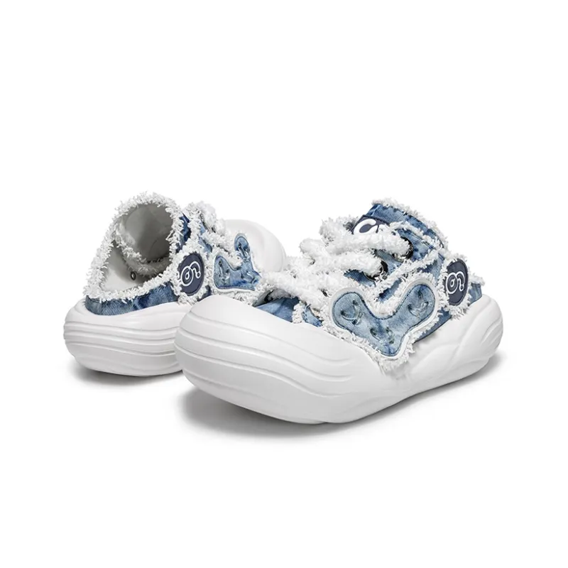 CN Slip Resistant, Abrasion Resistant, Breathable, Lightweight, Height Increasing Low Top Canvas Shoes Unisex Blue-2