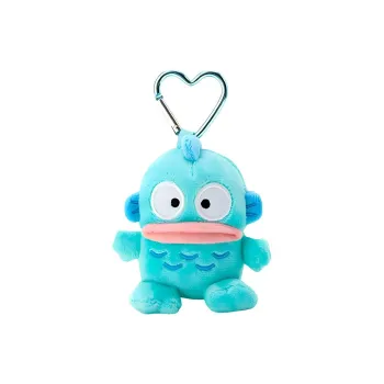 Sanrio Hangyodon Heart Buckle Dolls Plush Pendant 9cm High