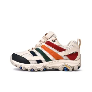 MODE FULL Cushioned Anti Slip Wear Resistant Waterproof And Breathable Low Top Trekking Shoes Women's Multicolor