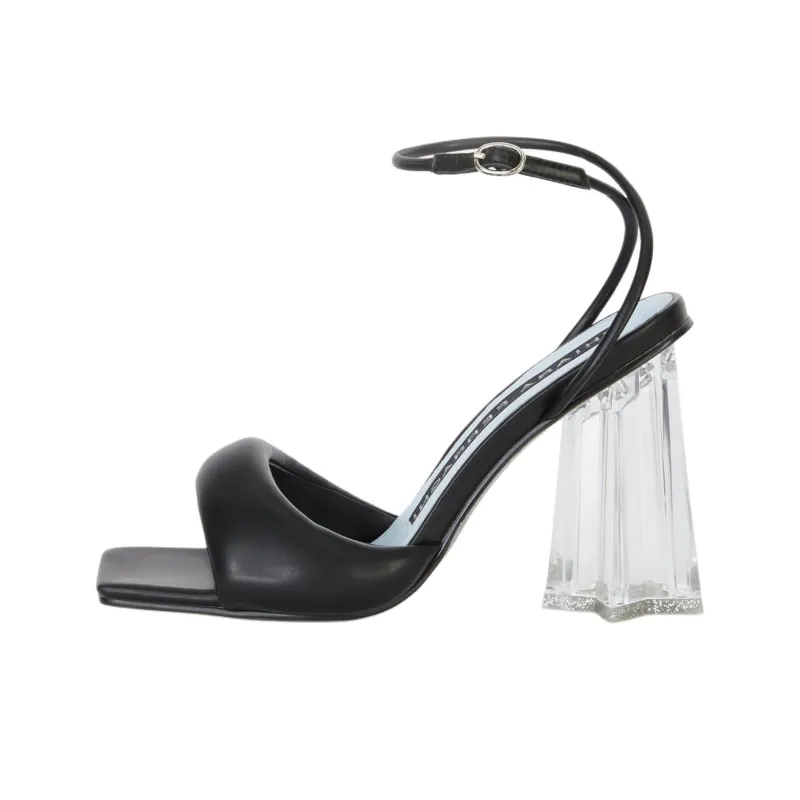 CHIARA FERRAGNI Andromeda Strap Sandals 10cm Women's Black-0