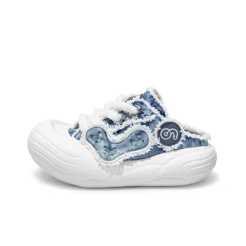 CN Slip Resistant, Abrasion Resistant, Breathable, Lightweight, Height Increasing Low Top Canvas Shoes Unisex Blue