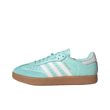 Adidas Velosamba Anti Slip Wear Resistant Low Top Skateboard Shoes Unisex Light Pea Green