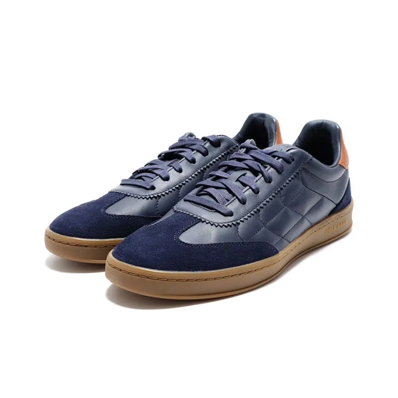 COLE HAAN Slip Resistant Cushioning Lightweight Low Top Skateboard Shoes Men's Navy Blue-1