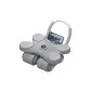 Flagship Timing Model[Four-Elbow Abdominal Roller-Gray]with Smart Timing/Wide Extra Large/Safety and Stability