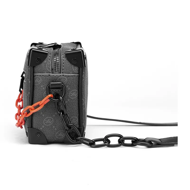 FAIRWHALE PVC Shoulder Bag Crossbody Bag Chain Bag Unisex-55