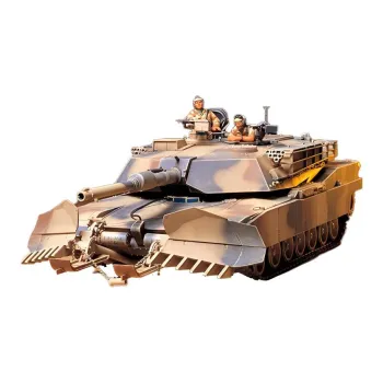 Tamiya SCALE U.S. M1A1 ABRAMS WITH MINE PLOW Model Kits