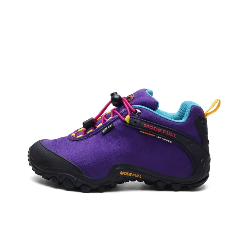MODE FULL Cushioning Anti Slip Wear Resistant Water Resistant Supportive Impact Resistant Low Top Hiking Shoes Women's-8
