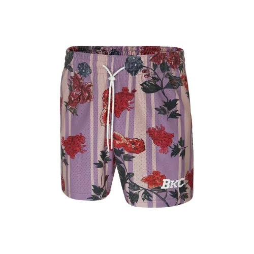 BKCXZICE Sports Shorts Men Floral All Over Print