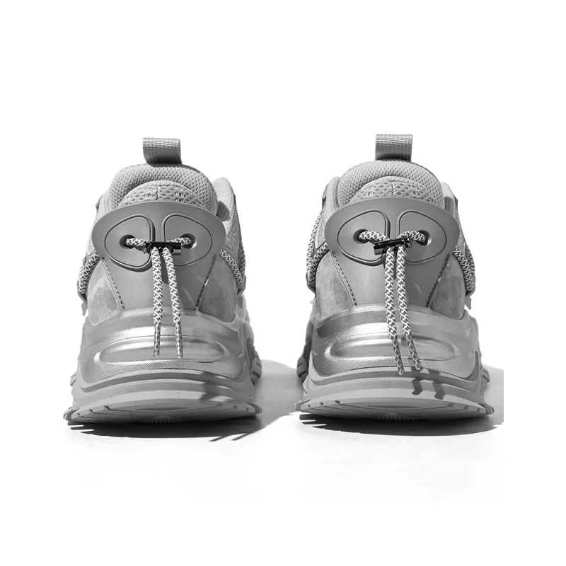 Masongarments Shark Tooth Series Running Shoes Unisex Low Top Black/Gray/White/Beige/Galaxy Gray-4