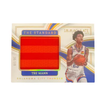 PANINI 2022 23 Imm Amy Thunder Game Used Jersey Trae Young 36/99 Two Tone Player Card Access Pass Sports Cards 1 Pc