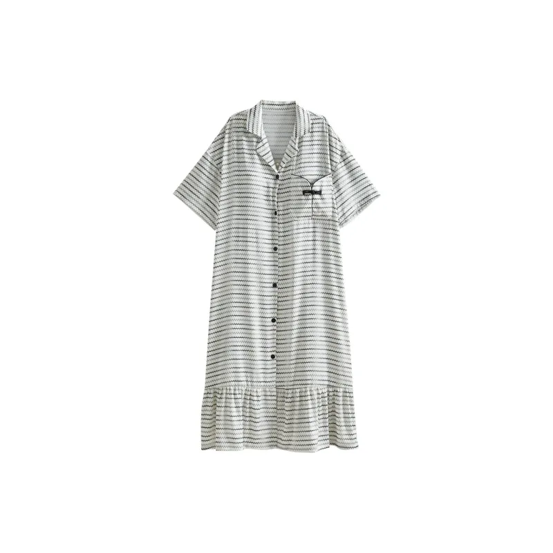 Dream Heart Nightgown Women's White-0