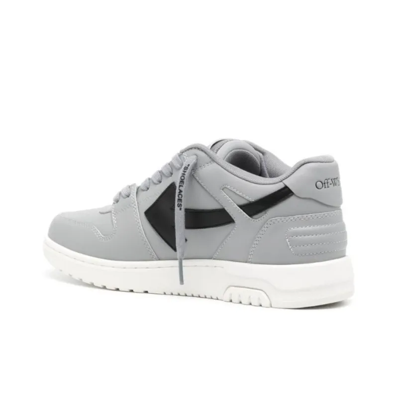 OFF WHITE Out Of Office Ooo Low Tops Grey Black-2